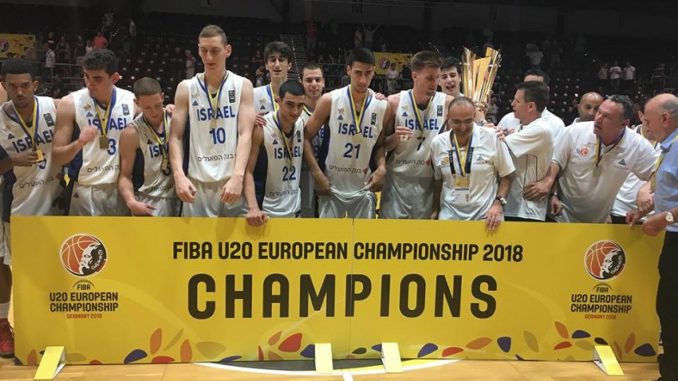 La nazionale di basket di Israele è campione d'Europa Under 20 maschile 2018