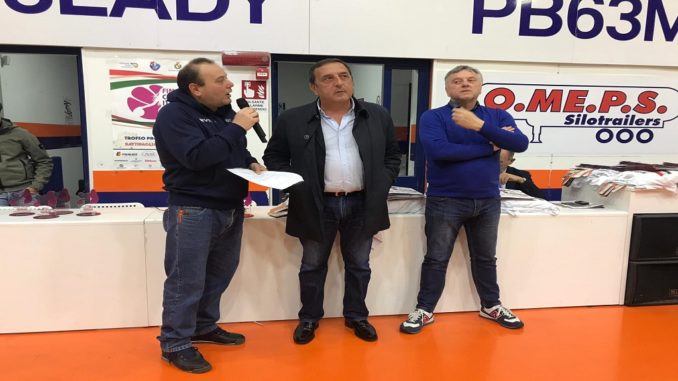 Il presidente della Lega Basket Femminile Massimo Protani e il patron della Polisportiva Battipagliese Giancarlo Rossini