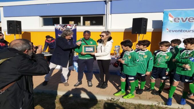 Salif Dianda impegnato in un evento con l'ASD Ferentillo-Valnerina